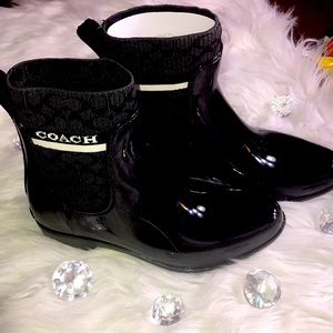 COACH RIVINGTON RUBBER BOOTS